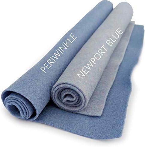 Newport Blue Earthy Pastel - Premium Acrylic Felt XL Craft Sheet...