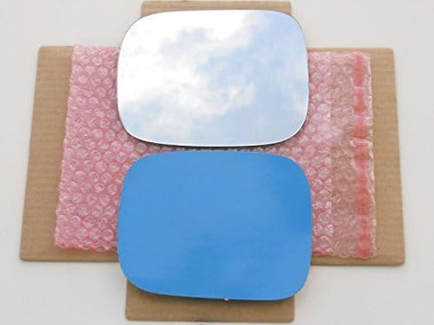 New Replacement Flat Mirror Glass with Full Size Adhesive for 2007-2016 Volvo XC70 2007-2014 XC90 Driver Side View Left LH...