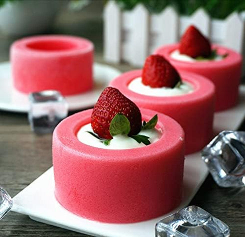 Astra shop 3-Inch Mini Cake Baking Pans Set of 4 - For Making Filled Cakes With Hollow Centers/ Single Serve Mini Baking Pans/ Baking Gift/ Holida...