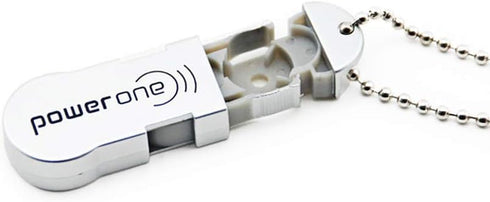 Hearing Aid Battery Case Small - Plastic Button Cell Holder Storage Caddy with Key Chain (for P13/P312/P10)...