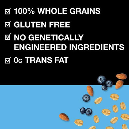 KIND Breakfast, Healthy Snack Bar, Blueberry Almond, Gluten Free Breakfast Bars, 100% Whole Grains, 1.76 OZ Packs (6 Count)...