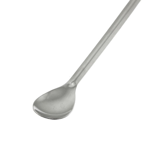 Lab Spoon RLECS 2PCS Extended 30cm/11.8 inch Stainless Steel Sampling Spoons, 2 in 1 Lab Spatula, Lab Spoon Spatula, Laboratory Sampling Spoon Mix...