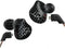 Dilvpoetry KZ ZST Dynamic Hybrid Dual Driver in Ear Earphones (Black Without Mic)...