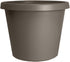 The HC Companies 10 Inch Round Prima Planter - Plastic Plant Pot with Rolled Rim for Indoor Outdoor Plants Flowers Herbs, Cappuccino...