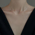 Simple Choker Necklace for Women 925 Sterling Silver Dainty Satellite Bead Pendant Clavicle Chain Minimalist Mother‘s Day Graduation Jewelry Gift ...