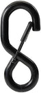 US Cargo Control Heavy Duty Black Vinyl Coated S-Hook w/Keeper...