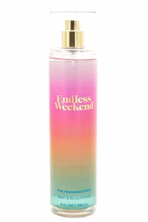 Bath & Body Works Endless Weekend Fine Fragrance Body Mist Spray 8 Ounce (Endless Weekend), 8 Fl Oz (Pack of 1)...