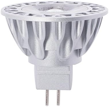 Bulbrite SORAA, 7.5 Watt, 50 Watt Equivalent, Dimmable, MR16, GU5.3 Bi-Pin, 3000K (Soft White Light) Light Bulb, Silver Finish, (Pack of 1)...