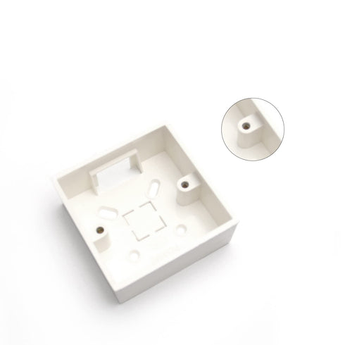 Fielect 86 Type Wall Switch Box Deep Case Recessed Mount Backbox Protection Cover Waterproof Dustproof PVC Wall Switch socket Box 3.35"×3.35"×1.57...
