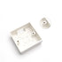 Fielect 86 Type Wall Switch Box Deep Case Recessed Mount Backbox Protection Cover Waterproof Dustproof PVC Wall Switch socket Box 3.35"×3.35"×1.57...