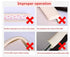 M2cbridge L Shape Extra Thick Furniture Table Edge Protectors Foam Baby Safety Bumper Guard 6.5 Ft (Brown)...