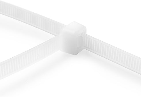 Fixson Multi-Purpose Self-Locking Cable Ties Nylon Zip Wire Tie-Wraps (100 Piece) 8-Inch Cable-Tie Color Natural (45-LB Strength)...