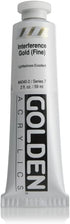 Golden Heavy Body Acrylic Paint, 2 Ounce, Interference Gold Fine...