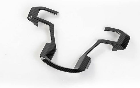 Voodonala Carbon Fiber Black Steering Wheel Bezel Decorative Trim for 2015-2020 Ford F150 F250 F350 Super Duty for 2018-2021 Ford Expedition...