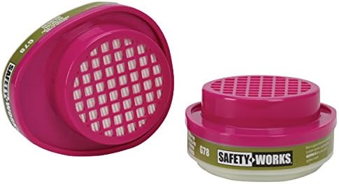 Safety Works SWX00326 Professional Multi-Purpose Respirator Replacement Cartridges...