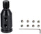 (Black) Shift knob Shifters Adapter Manual Transmission Non Threaded M12x1.25mm...