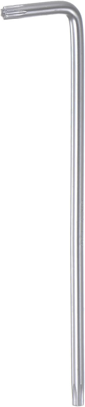 T20 Tamper Proof Torx Star Key Bit Wrench L Shape 4.57" Long Arm High Carbon Steel Hand Tool for Automotive/Daily Repairs...