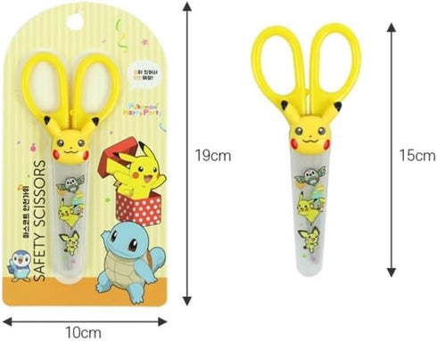 1 Count Pikachu Safety Scissors with Cover (Skyblue)...