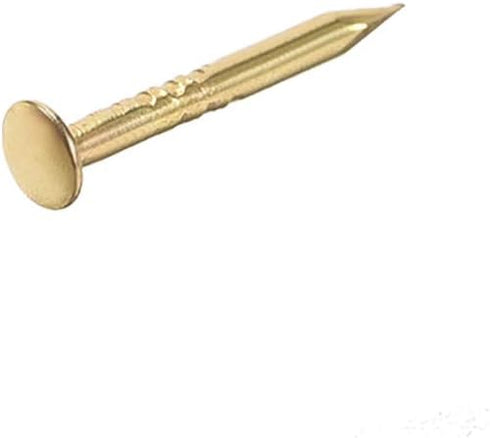 uxcell Small Tiny Hardware Nails Iron 1X10mm(DxL) for DIY Decorative Wooden Boxes Accessories Gold Tone 500pcs...