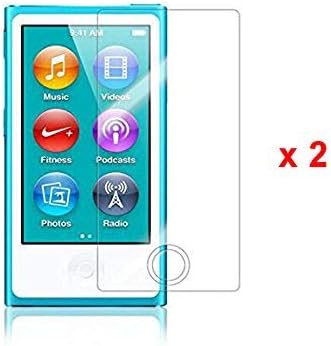for Apple iPod Nano 7 Case, Belt Clip TPU Rubber Gel Soft Skin Case Cover for Apple iPod Nano 7th Generation 7G 7 + Clear Soft TPU Skin Case Cover...