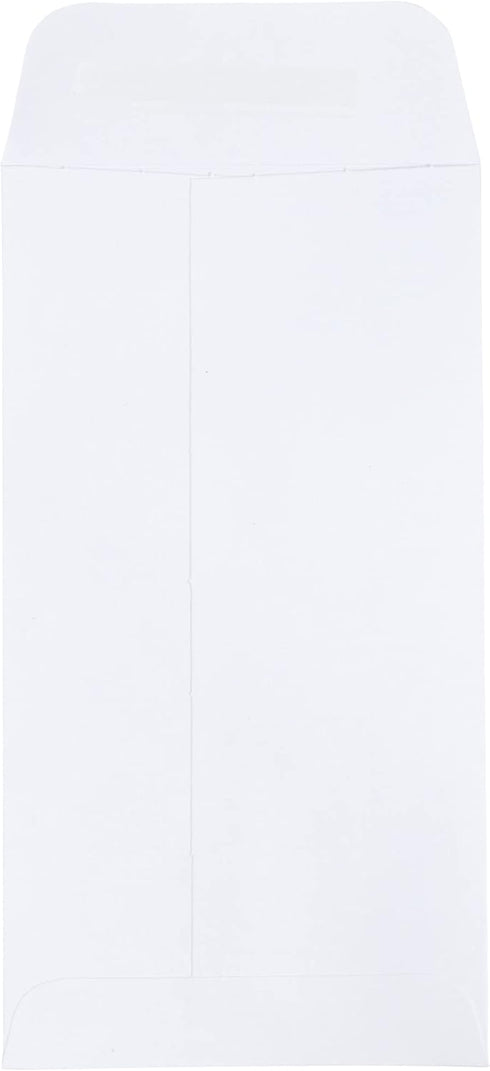 JAM PAPER #7 Coin Business Envelopes with Peel and Seal Closure - 3 1/2 x 6 1/2 - White - 50/Pack...
