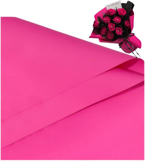 DODXIAOBEUL 20 Sheets Waterproof Flower Wrapping Paper, Florist Bouquet Paper DIY Crafts,Wrapping Paper Gift Packaging Florist Bouquet Material 22...
