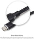 mophie Charge Stream USB-A to USB-C 1m/3ft Silicone Cable - Braided Enduraflex Design, 15W Fast Charge Compatible, & Ultra-Durable Build...