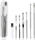 BetyBedy 7 Pcs Ear Pick, Ear Cleansing Tool Set, Ear Curette Earwax Removal Kit with a Small Cleaning Brush and Storage Box, Silver...