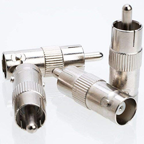BNC Female to RCA Male Adapter Straight Connector for CCTV Security Camera Systems (30)...