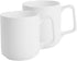 Fine Bone Ceramic Coffee Mugs Set of 2 with Handles for Hot Beverages Coffee Cappuccino Latte Cocoa Tea Perfect for Home (15oz)...
