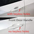Door Handle Cover Trim for Honda Civic 2016 2017 2018 2019 2020(Carbon Fiber No Keyless Holes)...