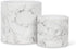Abbott Collection Home Small Marble Look Planter...