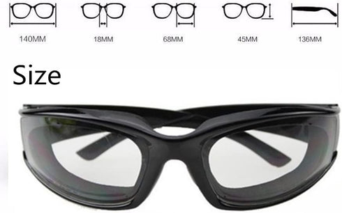 Unisex Tear Proof Cut Onion Goggles, Saftey Glasses for Kitchen, Cooking, BBQ, Cleaning, Cycling; OG1...