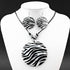 Zebra Stripes Shell Jewelry Set - Black and White Stripe Round Pendant Necklace and Earrings for Women Statement Stylish Jewelry...
