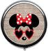 Cartoon Bow Little Mouse Pattern Cute Pill Box/Pill case-Round Pill Box/case- Three-Compartment Pill Box/Pill case …...
