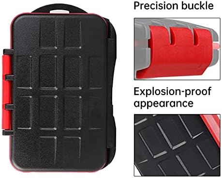LYNCA 36 Slots Memory Card Case Holder Water-Resistant Anti-Shock Carrying Case for 24 TF and 12 SD Cards Storage Box...