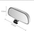 Blind Spot Mirror, Wide Angle HD Glass Rearview Mirror Adjustable Universal for Cars SUV and Trucks, 5.7inch*2.5inch, Black...