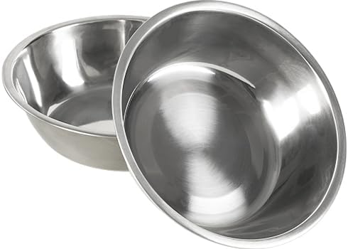 Sunhoo 2 PCS Replacement Stainless Steel Cat Bowls with 5.6in/14.2cm Outer Diameter pet bowl...