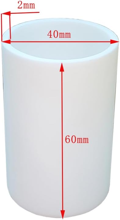 OTOOLWORLD 99.3% Alumina Crucible Al2O3 Aluminum Oxide Crucible Assay Crucible for Lab Laboratory (?40*60MM)...