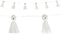 Yarn Ghosts with Googly Eyes Tassel Garland - 5" x 10.5" (1 Count) - Spooky Fun Halloween Decor for Parties & Homes...