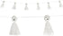 Yarn Ghosts with Googly Eyes Tassel Garland - 5" x 10.5" (1 Count) - Spooky Fun Halloween Decor for Parties & Homes...
