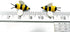 Lot of 12 Miniature Honeybee Craft Cute Bee Outdoor Patio Decor Fairy Garden Supplies Animal Figurine Furniture Dollhouse...