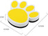 3PCS Magnetic Dry Erasers, Mini Footprint Whiteboard Eraser, Thick Felt Bottom Surface Glass Blackboard Duster, Animal Pattern Wiper for Classroom...