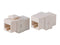 Monoprice Cat6A RJ45 Inline Coupler - Feedthrough Keystone Jack Type, for 22-24AWG Solid Wire, Permanent Link, White...