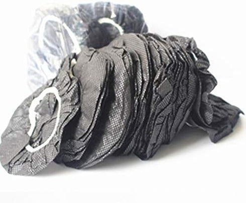 100 Pack Black Stretchable Headphone Ear Covers Sanitary Non-Woven Headset Covers Hygiene Ear Pads Cushions for Earmuff-Style Gaming Headphone/VR ...