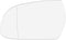 X AUTOHAUX Car Rearview Mirror Glass Replacement W/Backing Plate Heated Driver Left Side for Audi A5 Quattro S4 2010-2016...