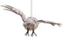 Grey With White Fur Flying Owl Ornament,Christmas...