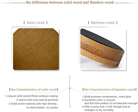 Oirlv Solid Wood Bangle Bracelet Watch Holder Exhibit/Trade shows/Retail stores Jewelry Display Stand (Creamy-white)...