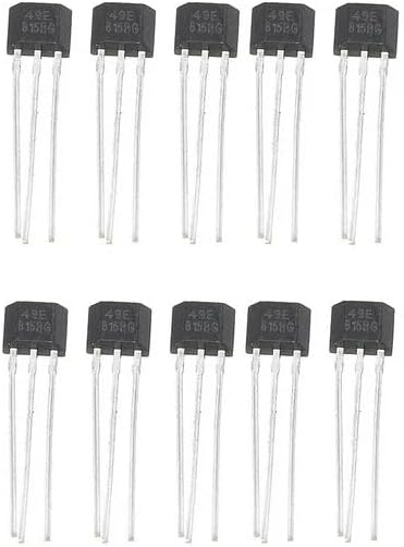 10Pcs Hall Element 49E Oh49E Ss49E Linear Sensor Hall Sensor Industrial Electrical...