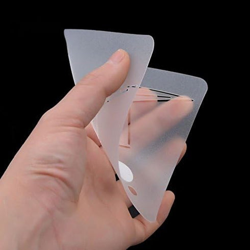 HONEYSEW Semi-Transparent Quilting Template Patchwork Tools Quilt Handmade DIY Sewing Tool Leaf Pattern (9pcs Total)...